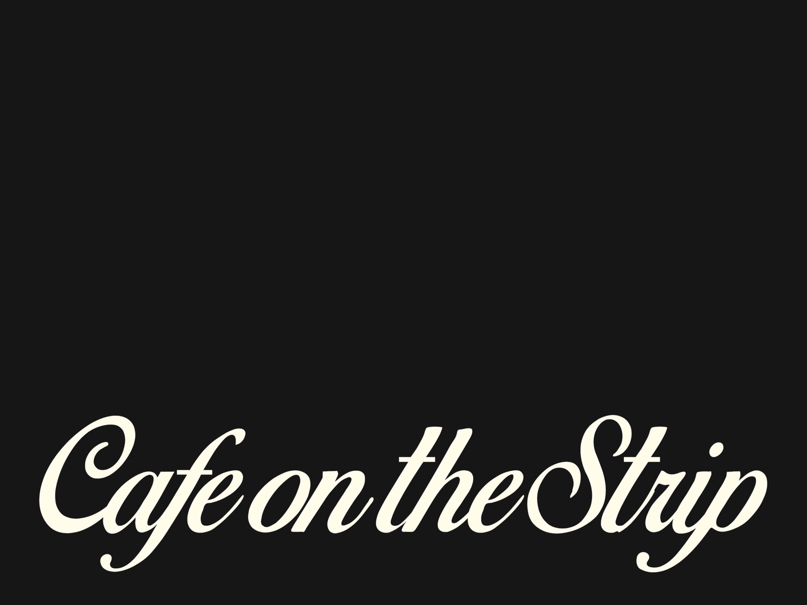 Cafe on the Strip cover